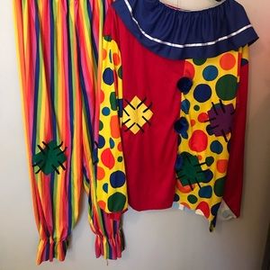 Clown suit costume